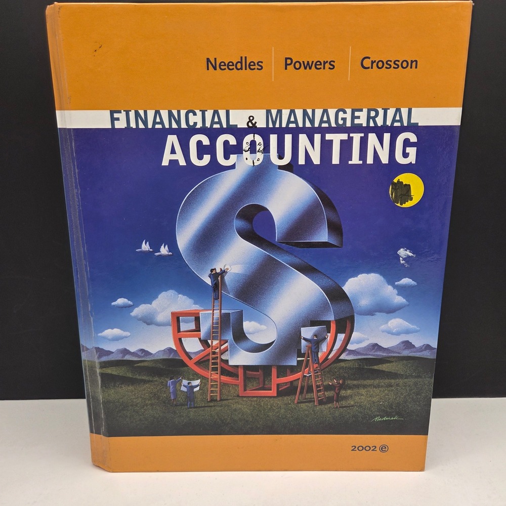 Needles Financial & Managerial Accounting 2002 Textbook Hardcover 0618102310